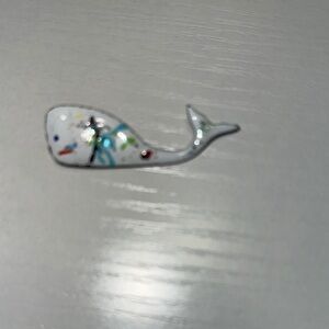 Decorative Whale Pin- Multicolor